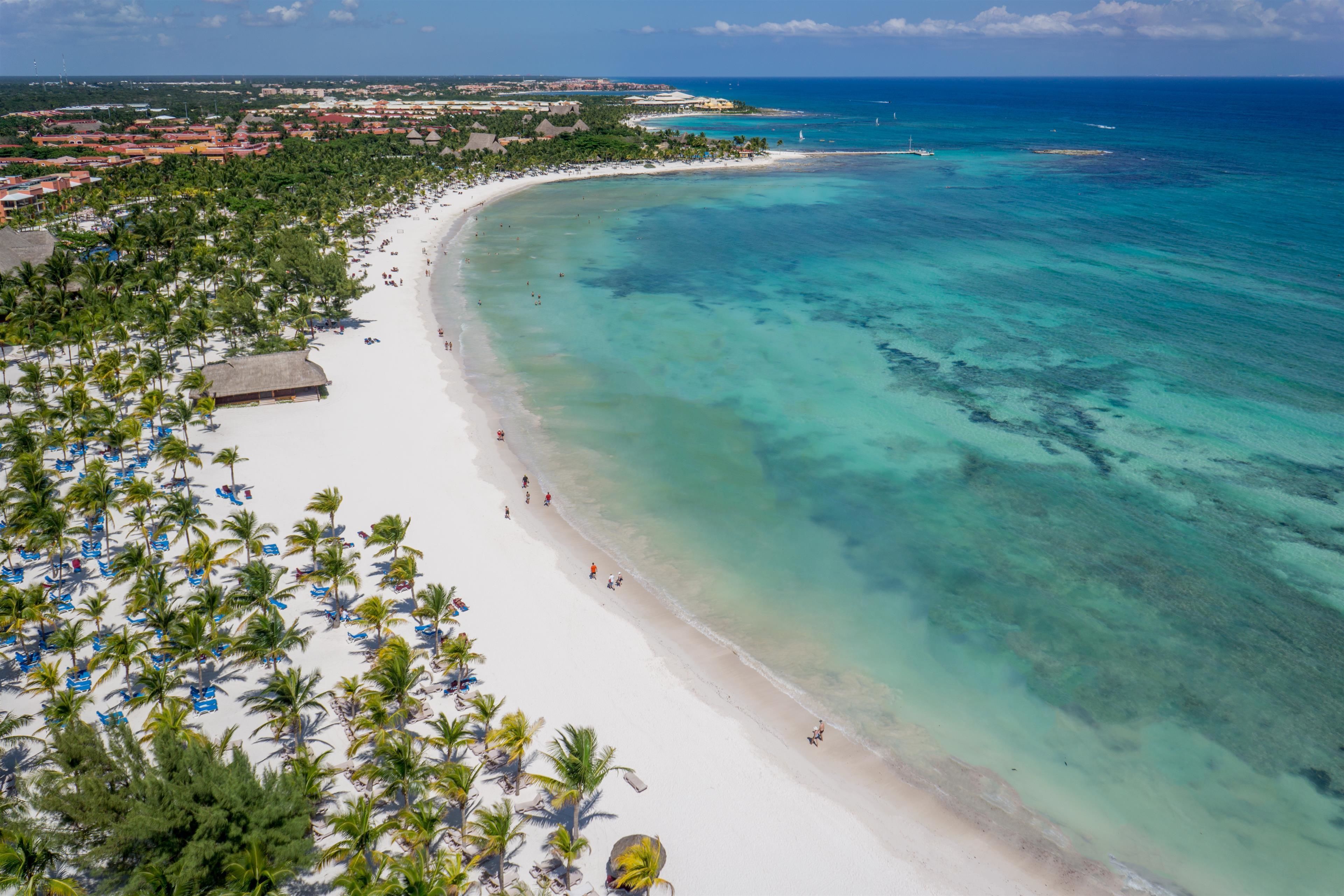 Riviera maya caribe and beach